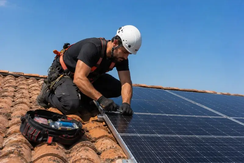 Maintenance et monitoring de panneaux solaires à Aspet