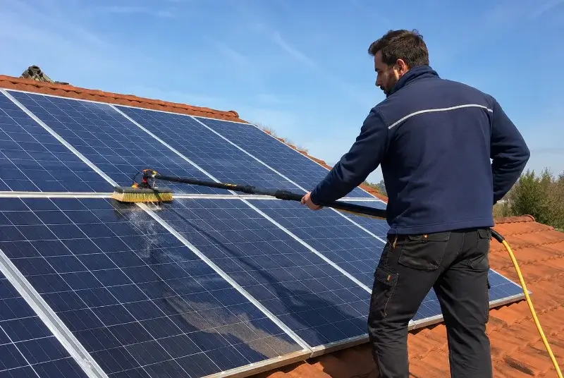 Nettoyage et entretien de panneaux solaires à Aspet